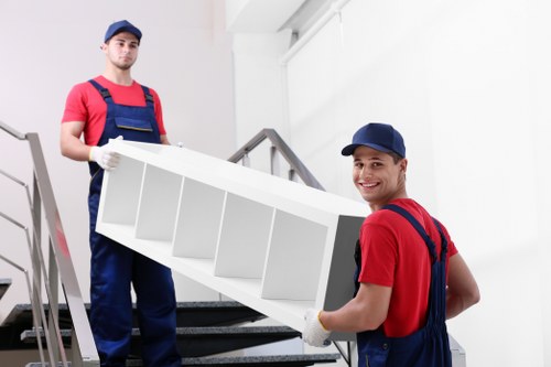Local office movers handling a commercial move in North London