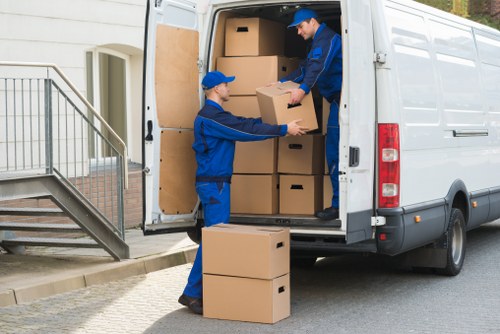 Man with a van helping with a home move in Haringey