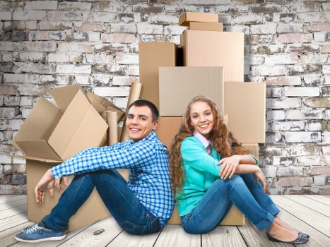 Haringey commercial move planning with boxes and furniture