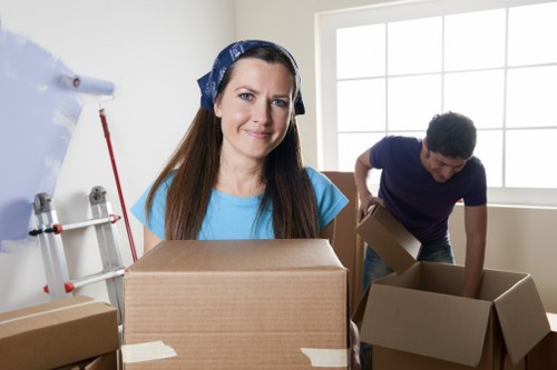 Careful boxing and labelling of household items