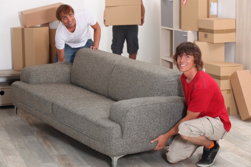 Secured moving vehicle loaded for safe transport