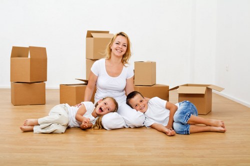 Packing and organising items for storage in Haringey