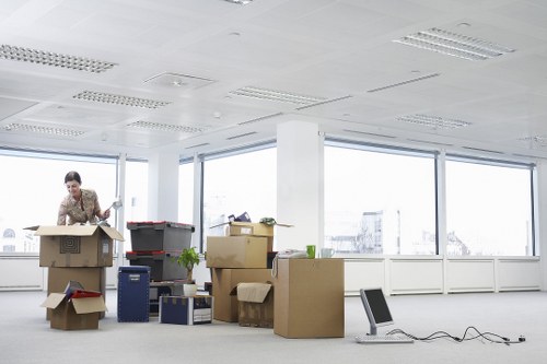 Commercial removal support for a local Haringey business move