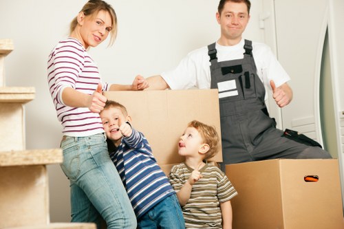 Local removals vehicle supporting a home move across Haringey neighbourhoods